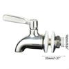 Spigot for Beverage Dispenser Stainless Steel Metal Spigot Dispenser Jar Juice Cold Drink Wine Beer Replacement Faucet Dropship