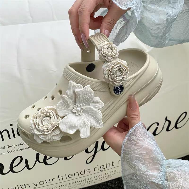 Shoes Accessories Shoe Charms For Clogs DIY Fashion Flowers Series Shoes Accessories Shoe Clips Hole Sandal Garden Shoe Buckle