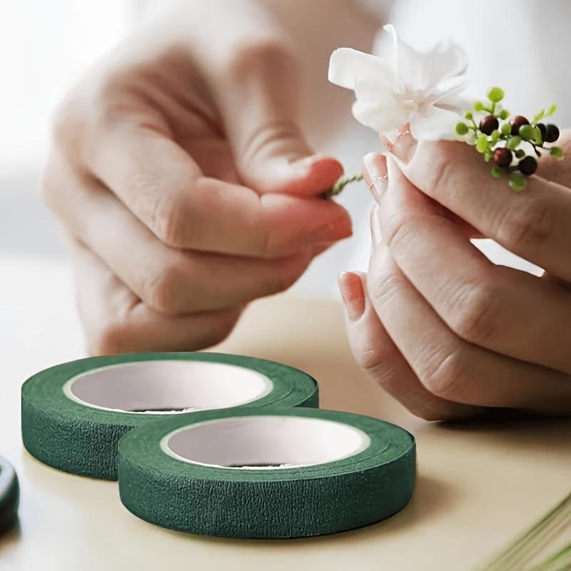 13Floral tape-Dark Green Is Suitable for Wedding Bouquets DIY Handmade Flower Stem Packaging -Essential Florist Supplies Include Floral Wrapping