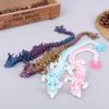 1 Piece Desktop Ornament 3D Printed Cherry Blossom Dragon Glow In The Dark Rotatable Articulated Dragons Figures Action Toy
