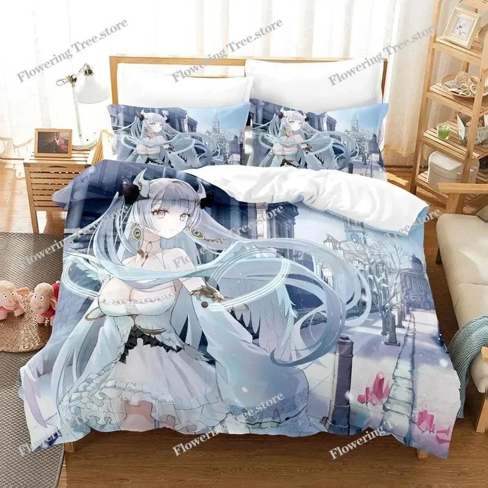 Anime Echocalypse Bedding Set Duvet Cover Bed Set Quilt Cover Pillowcase Comforter king Queen Size Boys Adult Bedding Set