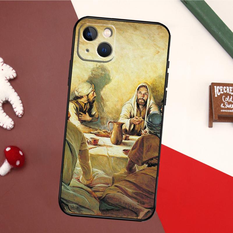 God Jesus Case For iPhone 13 Pro Max 16 15 11 12 14 17 Pro Max mini 15 16 Plus 16e 17 Air Back Cover