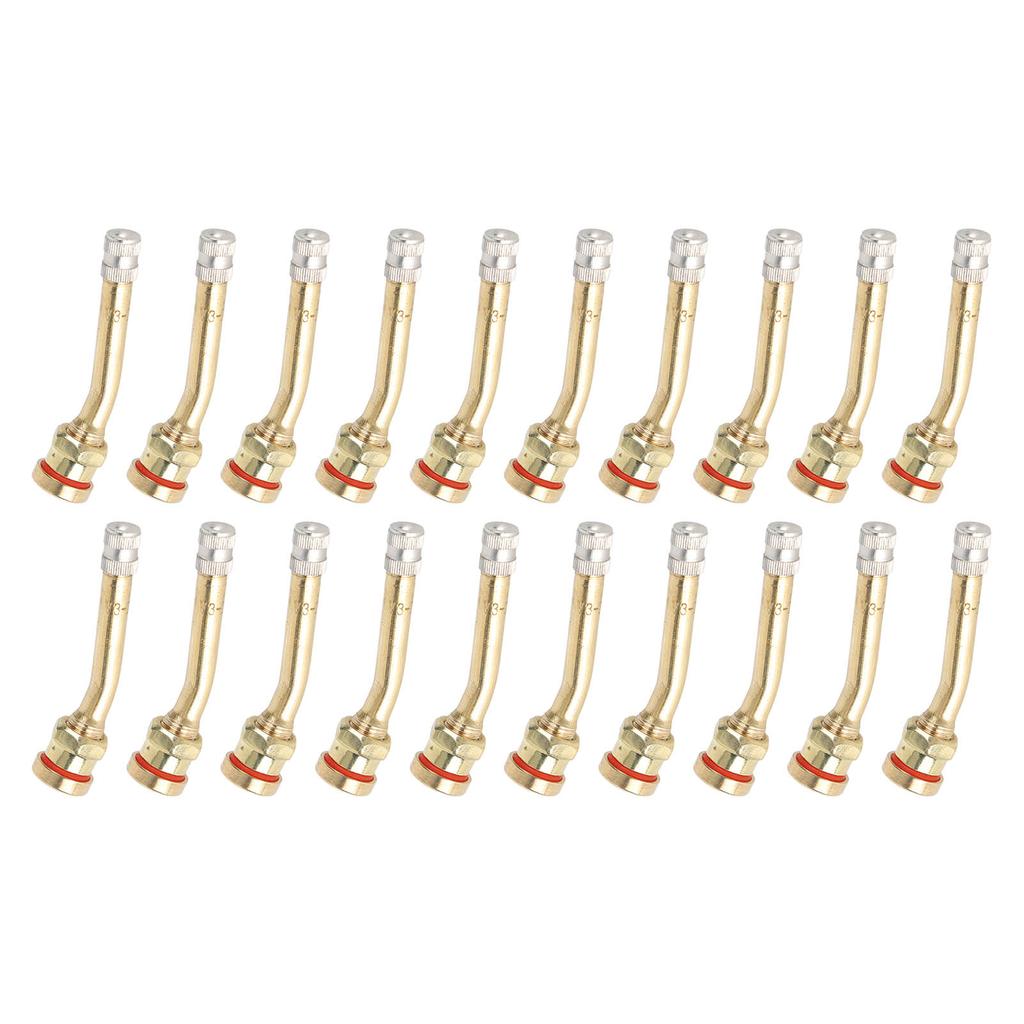 20PCS Tire Valve Stem Copper Excellent Sealing Capacity Rust Prevention For Truck Trailer RV Weeder V3 20 5