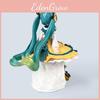 Sitting Hatsune Miku Pose Pvc Anime Model With Spring Theme Decoration Desktop