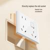 BULL G32 Series 8-Hole Wall Socket with Switch