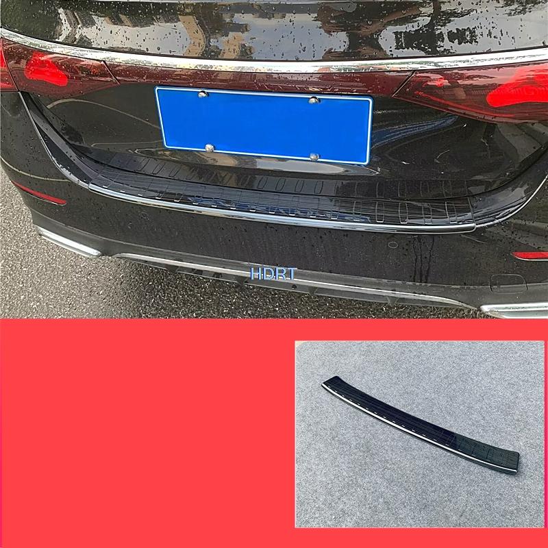 Car Styling  Decorative Rear Trunk Guard Tail Door Plate Bumper Cover Protector Sticker For Mercedes-Benz E Class W214 2024 +