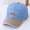 Breathable Baseball Cap Quick Dry Embroidery Patchwork Peaked Cap Lightweight Adjustable Vintage Letter Cap Sun Protection