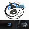 Blue LED Black Cover 45186-06210-C0 + Cruise Control Switch 84632-34011 84632-0F010 For Toyota Steering Wheel Cover