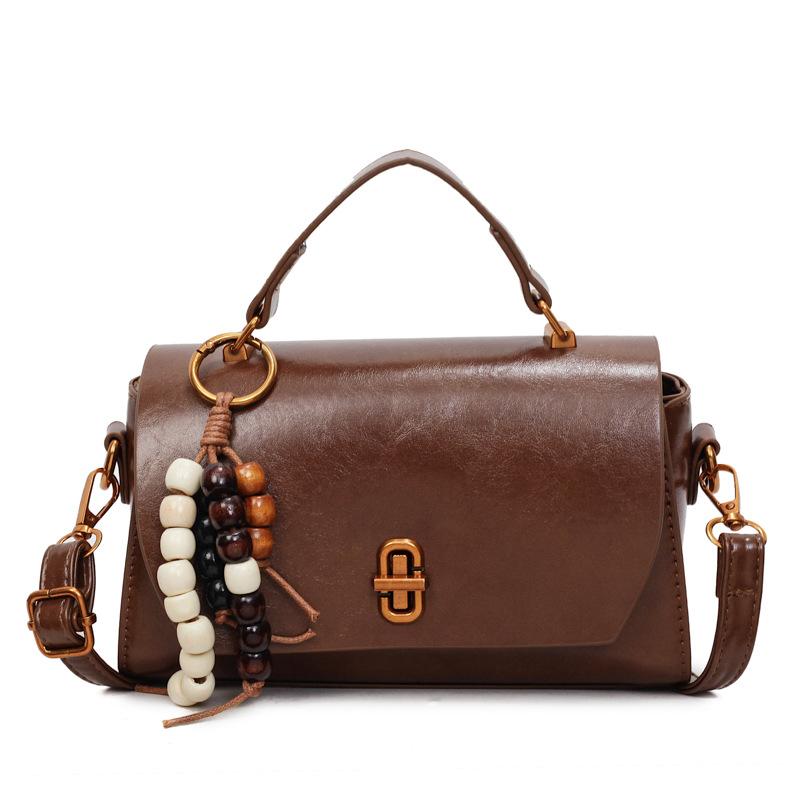 Modische kleine quadratische Handtasche, Retro-Trend Umhängetasche, Koreanische Nischenqualität Einzel-Schultertasche