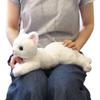 Hizaneko Plush Toy White Odd-Eyed Small Size