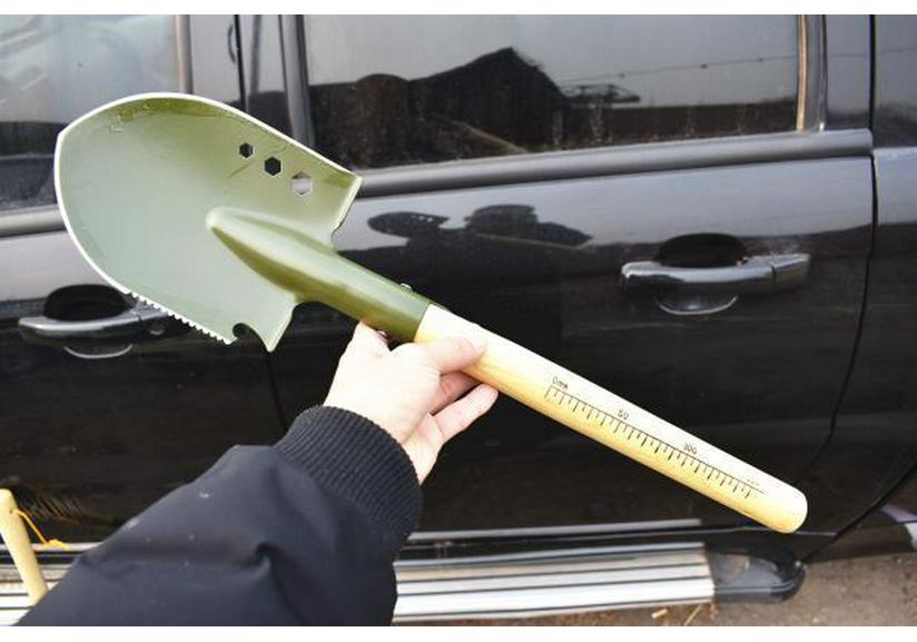 205 Military Multi-Functional Manganese Steel Car Shovel for Outdoors