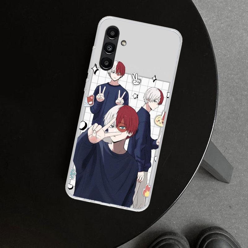 Todoroki Shoto MHA My Hero Phone Case Cover for Samsung Galaxy A17 A16 A26 A36 A56 A57 A37 A15 A25 A35 A55 A14 A24 A34 A54 A13 A
