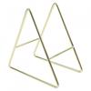 Silver Coaster Holder Stand Rack Dish Triangle Coasters