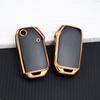 4 Buttons TPU Flip Key Case Cover for KIA Sportage R Stinger GT Sorento Ceed Cerato Forte -Full Protection Key Fob Accessories