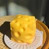 10Cm Square Cheese Squishy Toys Slow Rebound Push Stress Relief Sensory Toys Cheese Stress Balls Fidget Toy