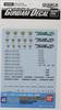 Bandai Gundam Decal 47 HG Mobile Suit Gundam 00 General Purpose Exia Dynames Virtue Ultra Red Logo Brand New No. 1/144 1 & &