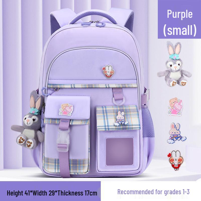 

Mori Style Cute Girls School Backpack with Spine Protection - Lightweight, Large Capacity, Double Shoulder Design