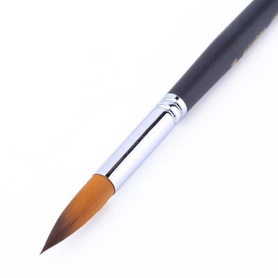 9 PCS Pointed Tip Nylon Long Wooden Handle Paint Brushes Set for Oil Acrylic and Watercolor