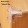 Teardrop-Shaped Transparent Silicone Corner Protectors for Furniture - Child Safety Soft Edge PVC Guards