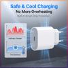 Original Portable 20W USB-C PD Fast Charging Charger EU Plug Type C Wall Power Adapter For iPhone 8 To 17 iPad AirPods