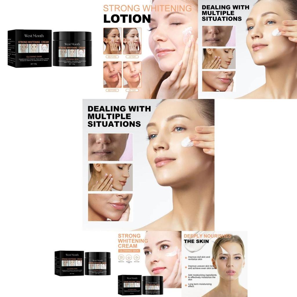 Crema Illuminante West Month Per Pelle Radiosa Nutriente Idratante Riparatrice Pelle Spenta