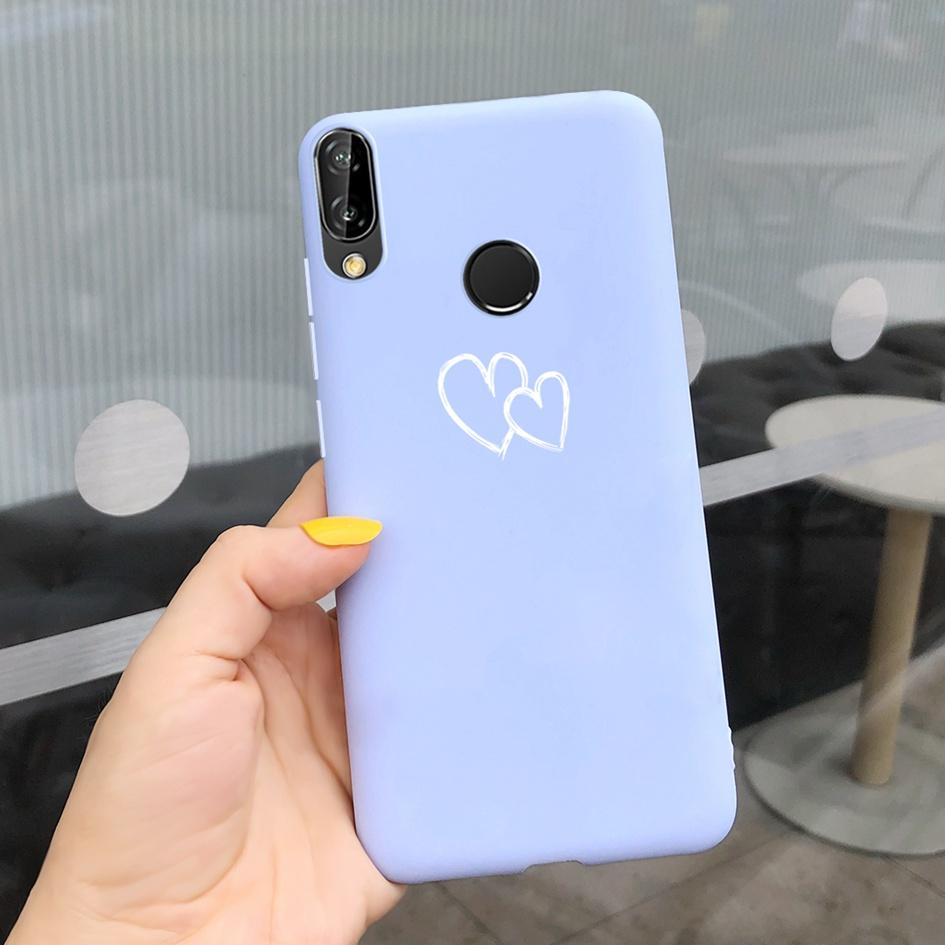 For Huawei P20 Lite Case Phone Cover Cute Love Heart TPU Protective Bumper Shell For Huawei P20 Lite ANE-LX2 Nova 3E Soft Fundas
