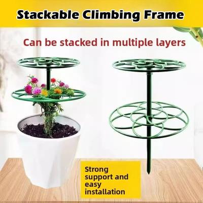 S/M/L Plant Cage Support Stand Plastic Plant Support Stand Gardening Supplies