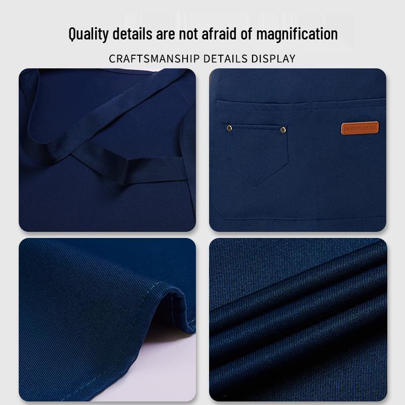 Waterproof Oil-Proof Stain-Resistant Apron for Catering, Coffee Shop, Restaurant, or Waiter Use