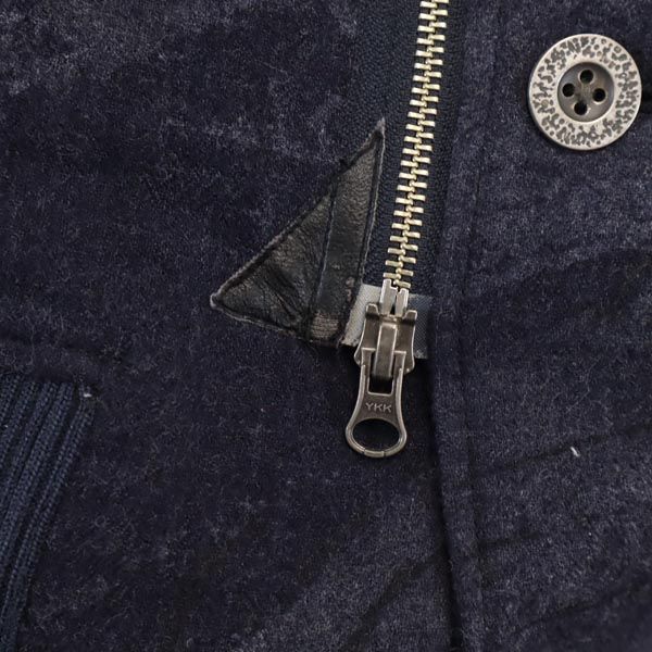 MARITHE + FRANCOIS GIRBAUD Overall Handle Wool Jacket M Navy Men's Used