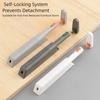 Plastic Cabinet Door Rebound Device Soft Quiet Close Touch Damper Door Closers Push To Open Invisible Handle Damper Buffers