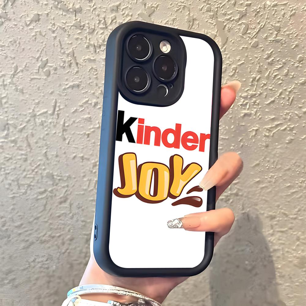 Trolly Egg K-KINDER JOY Surprise Phone Case For IPhone 17 Pro Max 16 15 14 Pro Max IPhone 13 Pro Max 11 Plus Silicone Cover