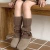 Autumn Winter Socks Leg Warmer Stockings Socks for Girls 2-13 Years Knitted Leg Cover Crochet Long Stockings Socks