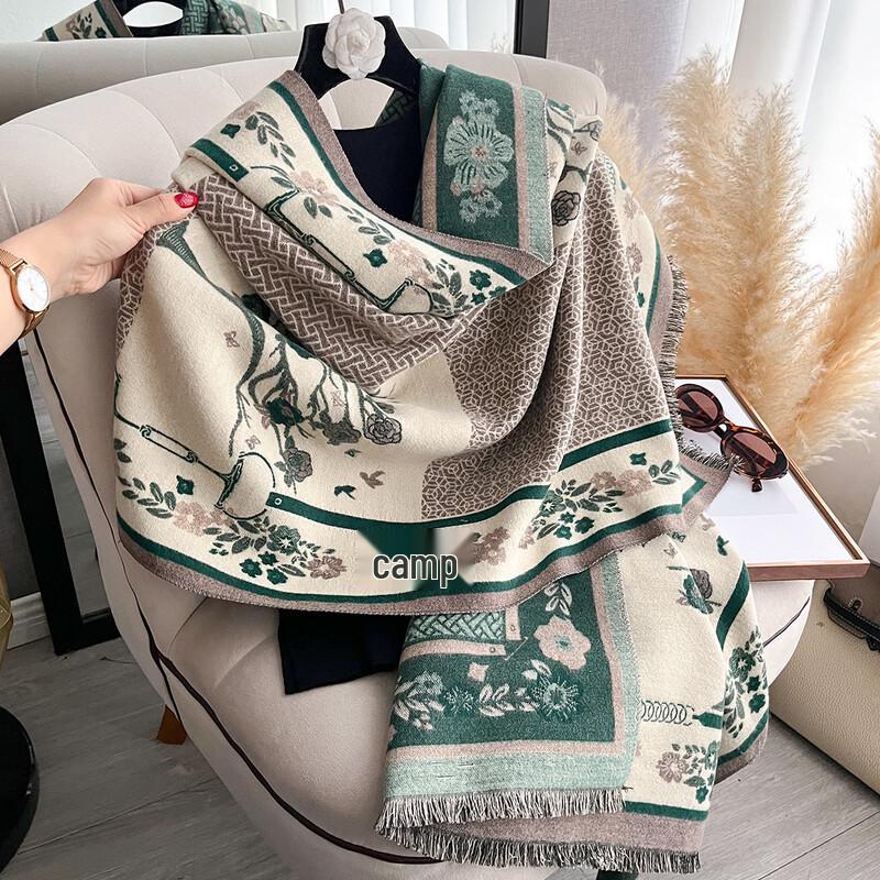 Women's Retro Imitation Cashmere Scarf & Shawl