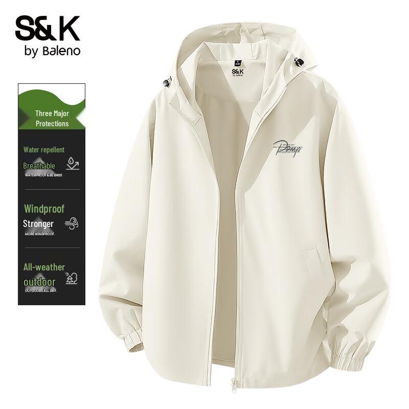 Baleno Men's S&K Series Waterproof Outdoor Hooded Jacket