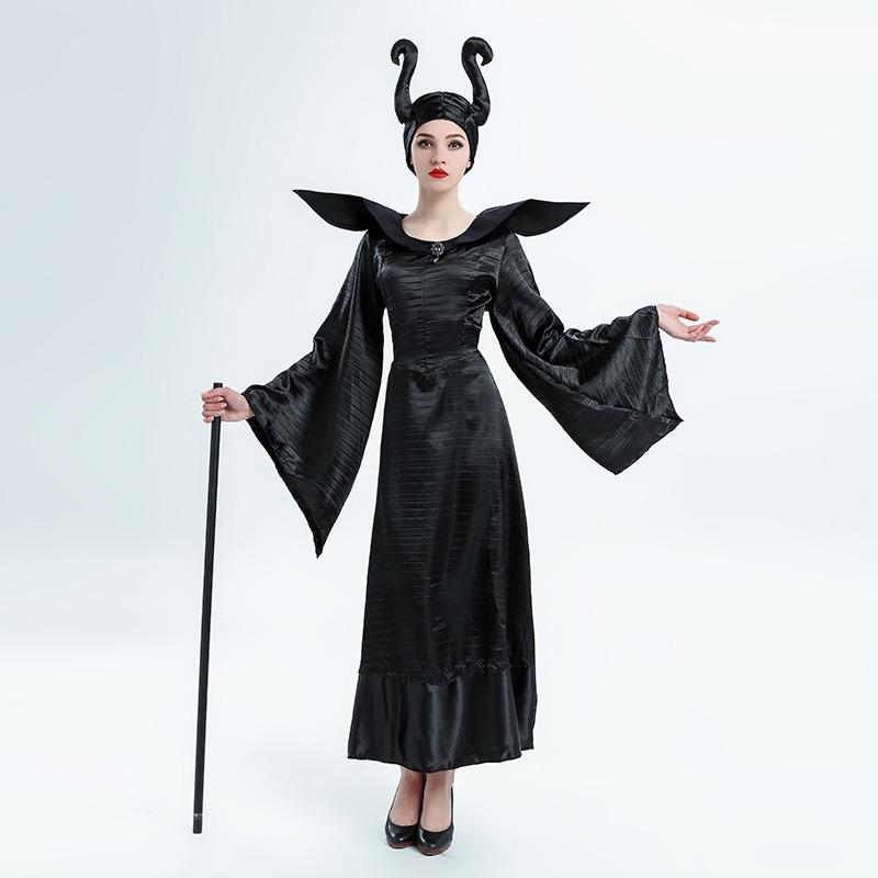 Sleeping Spell Cosplay Demon Witch Dress Halloween Game Uniform, Subcode