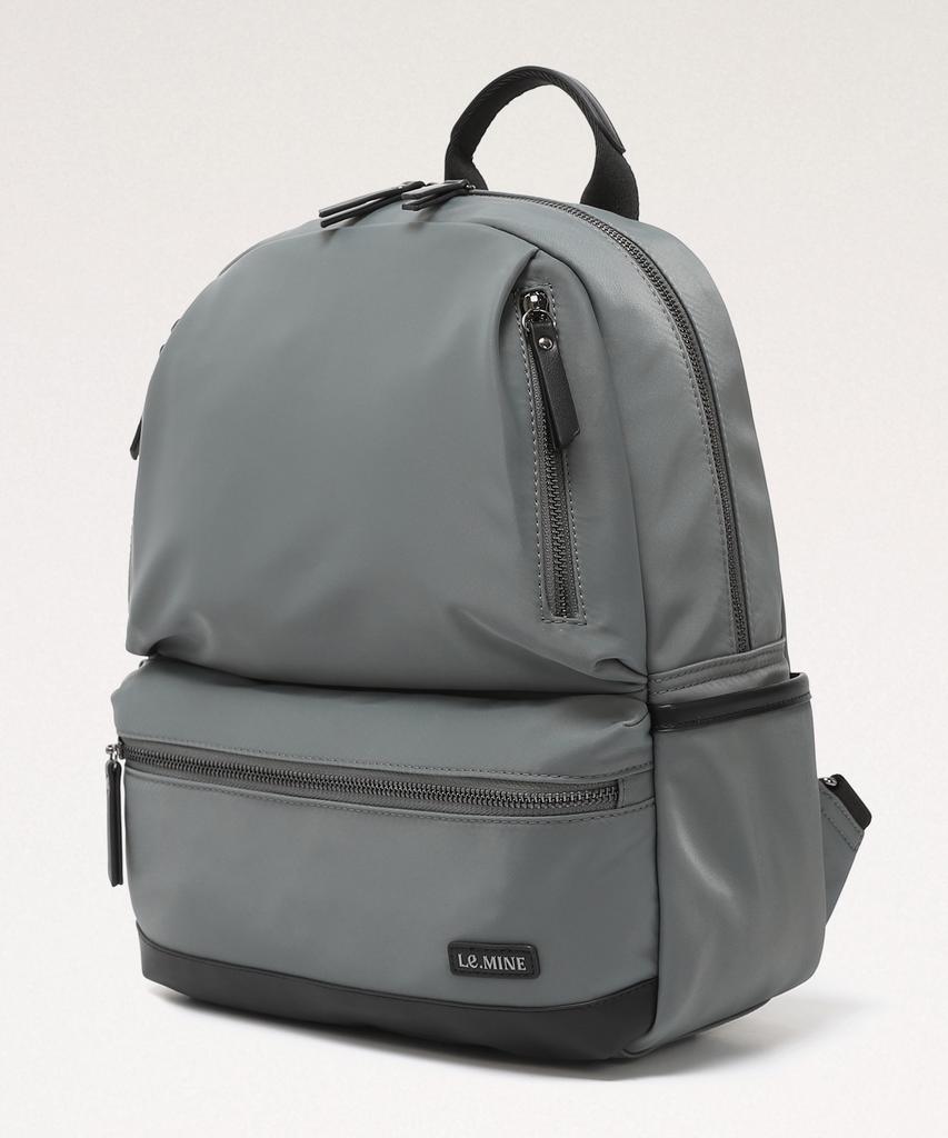 Lemine Nylon One-Day Backpack (Gray)