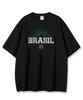 MODERMENT Real Overfit Brazil Short Sleeve T-Shirt [Black]