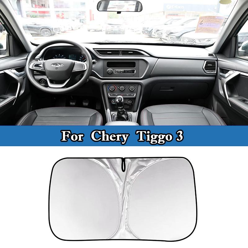 Osłona przeciwsłoneczna na przednią szybę samochodu Pokrowiec na przednią szybę Ochrona UV wnętrza do Chery Arrizo 5 8 Tiggo 3 7 9 8 Plus Pro OMODA EQ1 EQ5