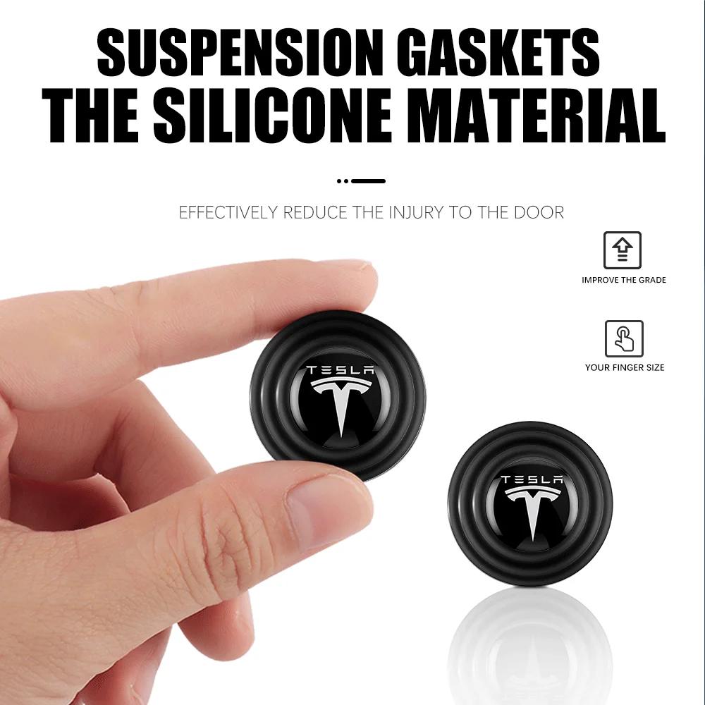 Car Sticker Tesla 4/8/10/20PC Car Door Anti-Collision Silicone Pad Shock Absorber Gasket For Tesla Model 3 Model Y Model S X Aut