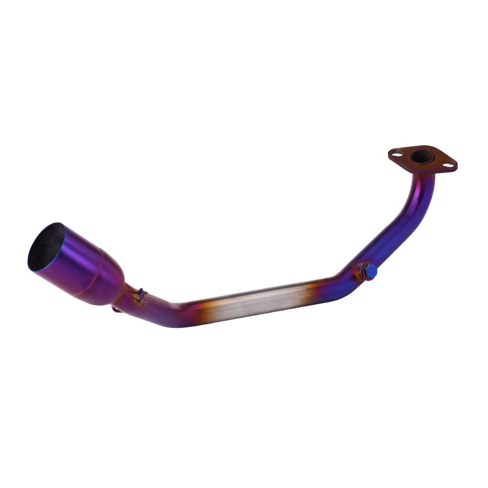 PCX125/150 Stainless Steel Blue Front Motorcycle Exhaust