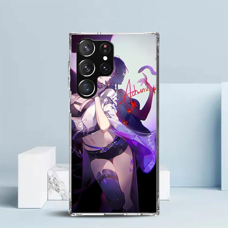 Honkai Star Rail Acheron Soft Cover for Samsung Galaxy S25 Edge S26 S24 S23 Ultra Phone Case S22 S21 Plus S20 FE Print Pattern S