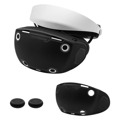 Silicone Protective Case for PS VR2 Helmet VR Headset Full Protector Cover Anti-scratch Shell Washable for PS VR2 Accessories