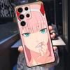 Armor Luxury Tpu Soft Phone Case For Samsung Galaxy S20 Fe S21 S10 S9 S22 Plus S23 Ultra 5g S8 S7 S10e Cartoon Zero Two Cover