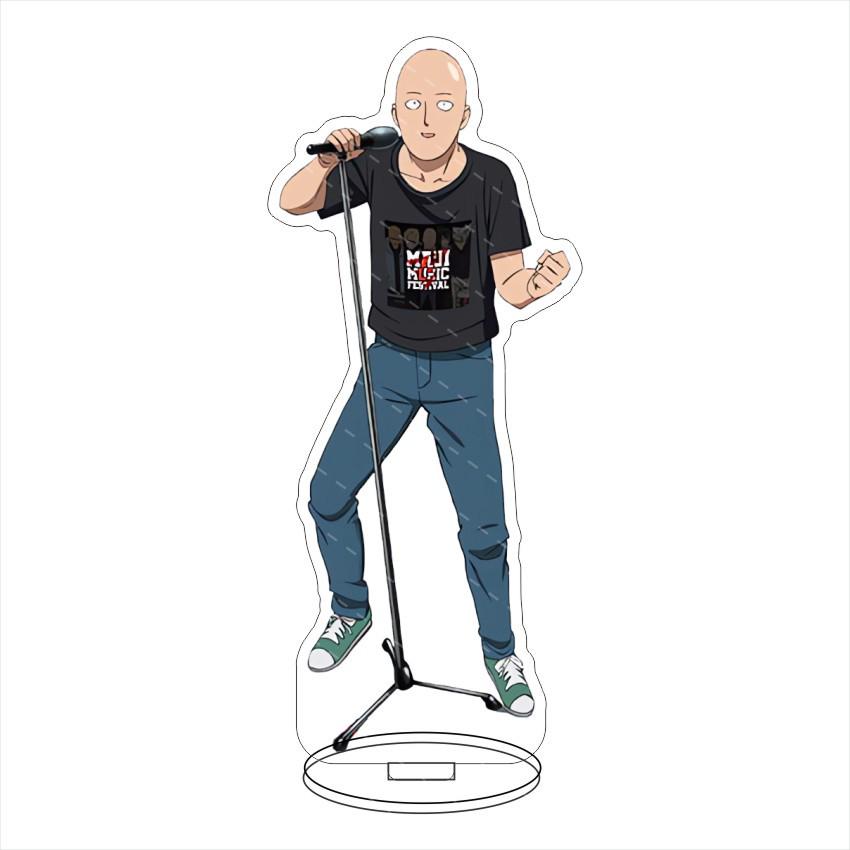 

Акрилова підставка One-Punch Man: Сайтама, Генос, Кінг, Гароу. 160MM Double-sided HD