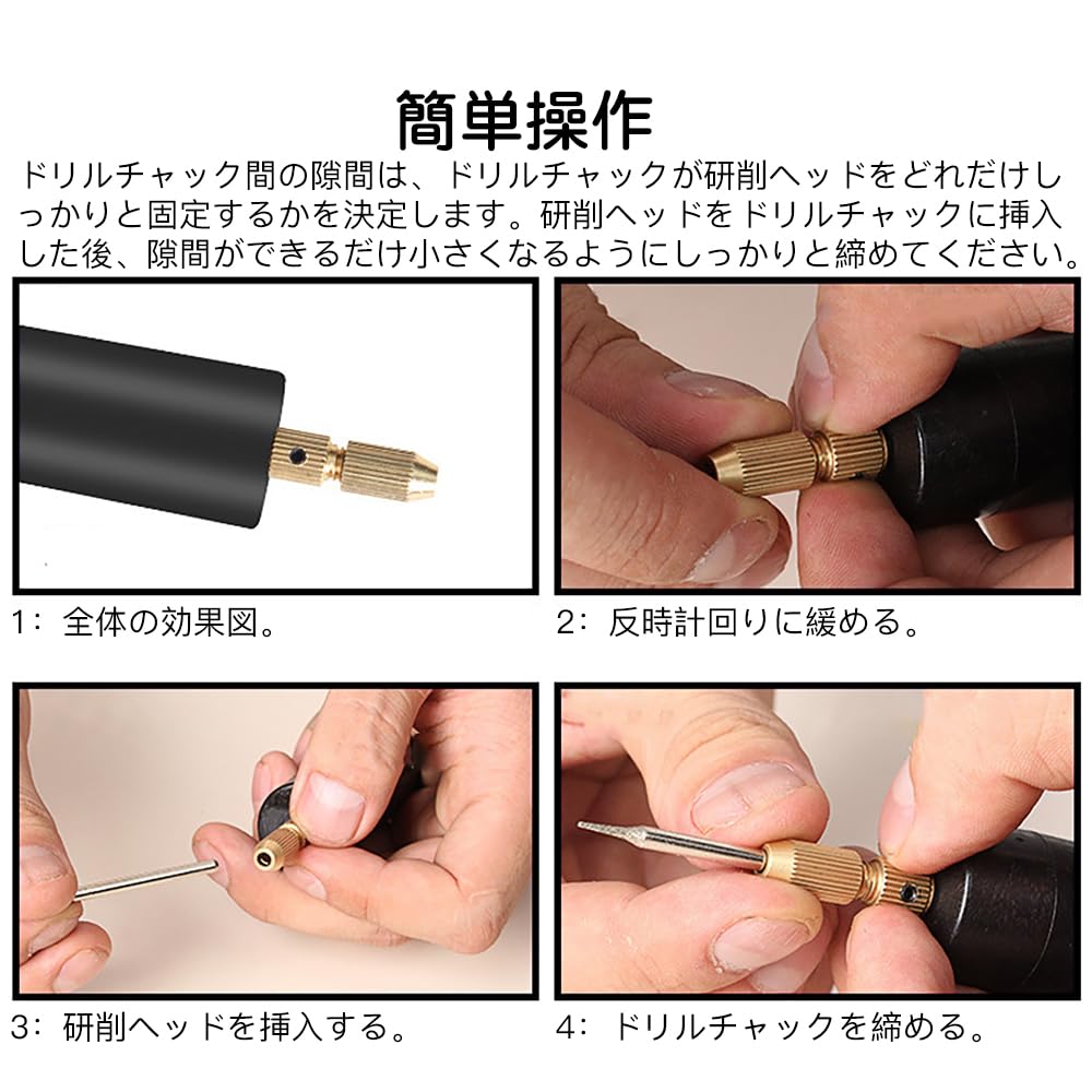 KDSSYFT Electric Pin Vise for Resin USB Includes 10 Hand for Handmade and Plastic Models Drilling, Powered, Bits, Ultra-Fine Drill, Crafts, Tools,