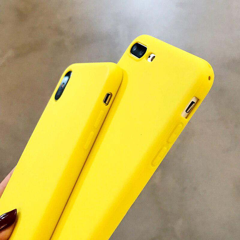 Case For iPhone 6 6S 7 8 Plus X XS XR XS Max Lemon Yellow Candy Colors ...