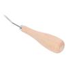 Curved Stitching Awl Accurate Spacing Steel Awl Tool Sewing Professional Ergonomic Awl Punch with Beech Handle for