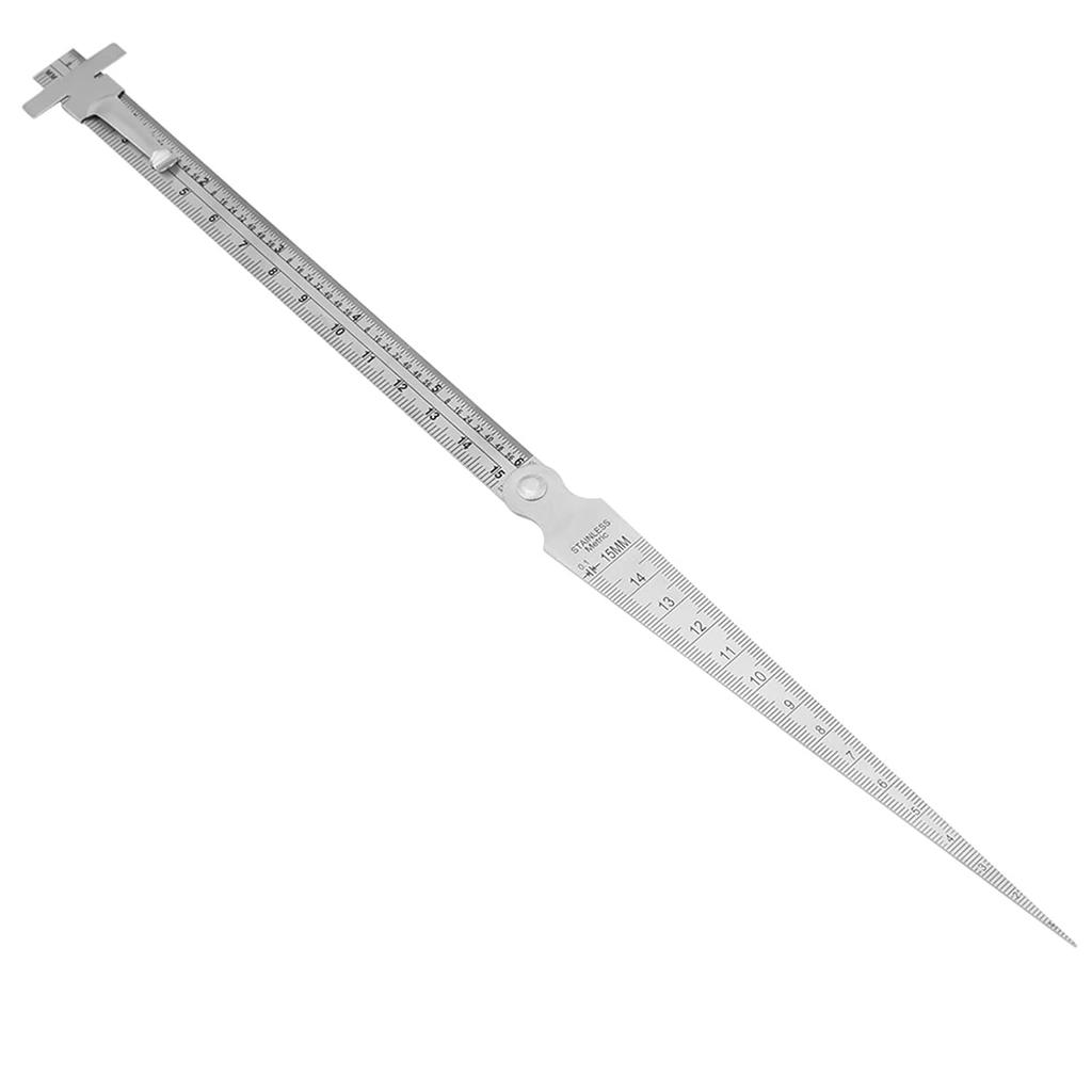 High Precision Tapered Ruler Metric Taper Gauge Stainless Steel Tapered Bore Gauge Vernier Caliper Engineer Depth Measurement Ruler