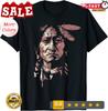2025/NEW Sitting Bull Native American Chief Indian Warrior Men Women T-Shirt. Unisex T-Shirt