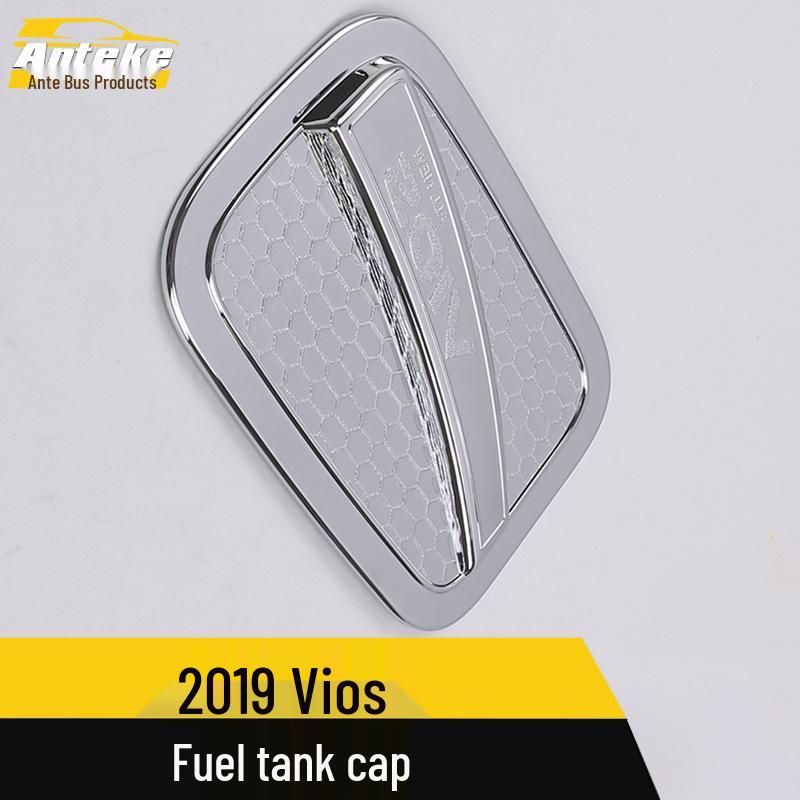 Vios Fuel Tank Cap Protective Sticker: Anti-Scratch Decorative Film for 19 Vios